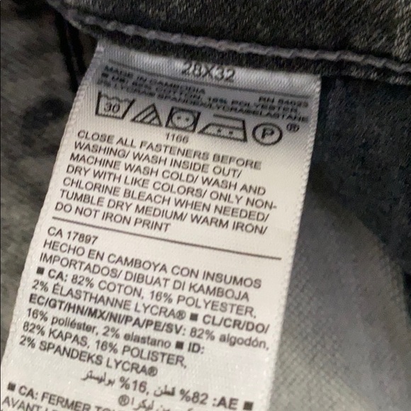 Grey Slim Fit Jeans - Picture 3 of 3